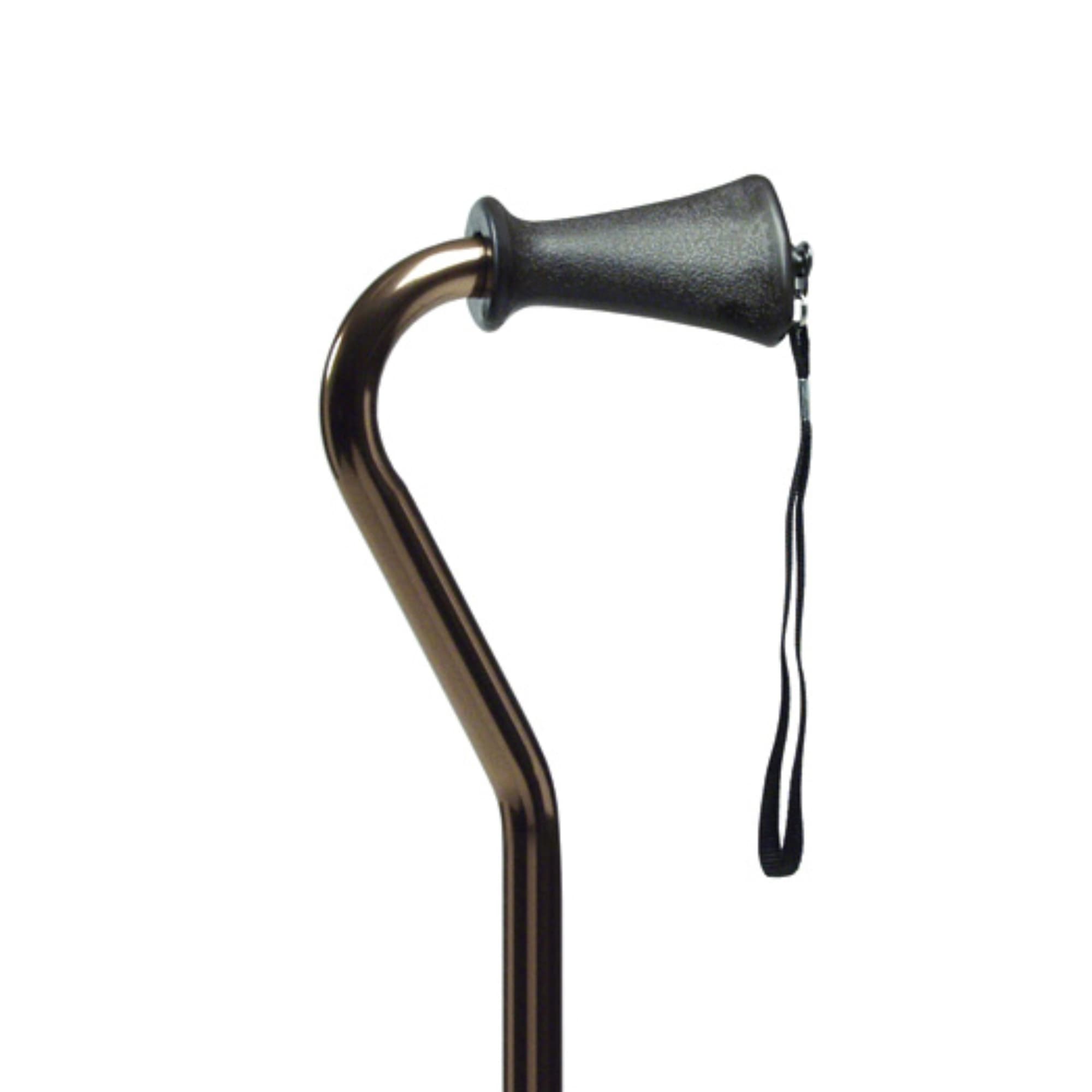 Lumex Aluminum Adjustable Offset Cane with Ortho-Ease Grip - Image 3