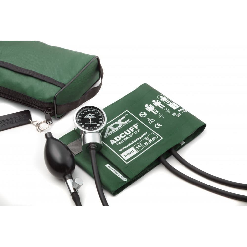 ADC Diagnostix 778 Pocket Aneroid Sphyg, Adult Only, Dark Green - Image 1