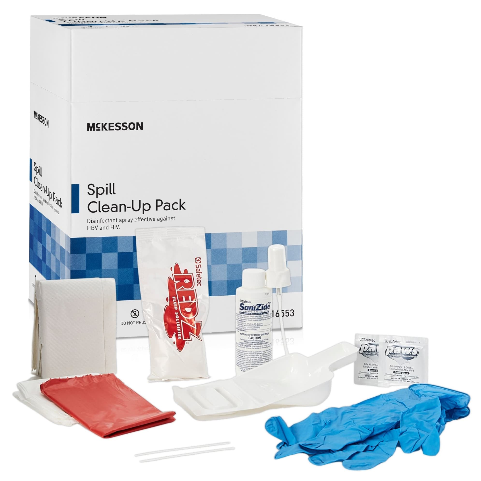 McKesson Bloodborne Pathogen Spill Clean-Up Pack - Image 1