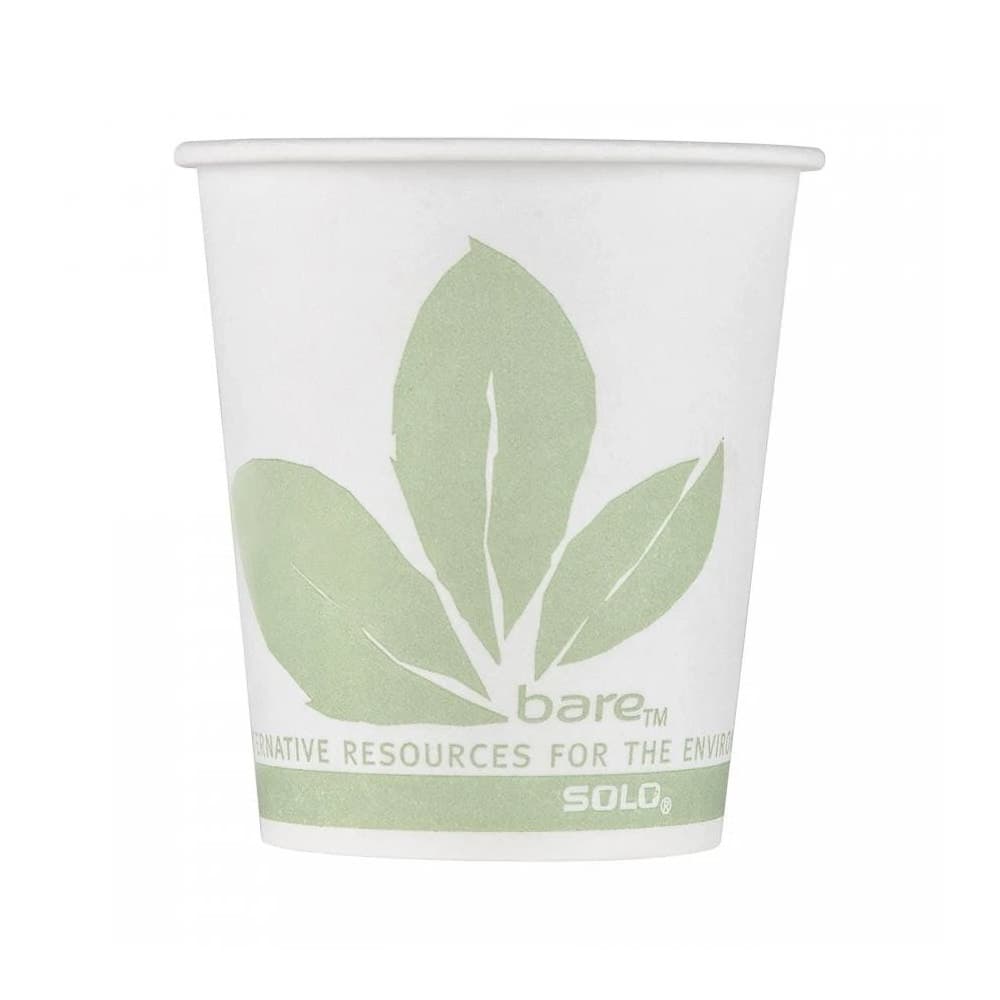 Bare Eco-Forward Drinking Cup Leaf Print, 5 oz. - Package of 100 - Image 1