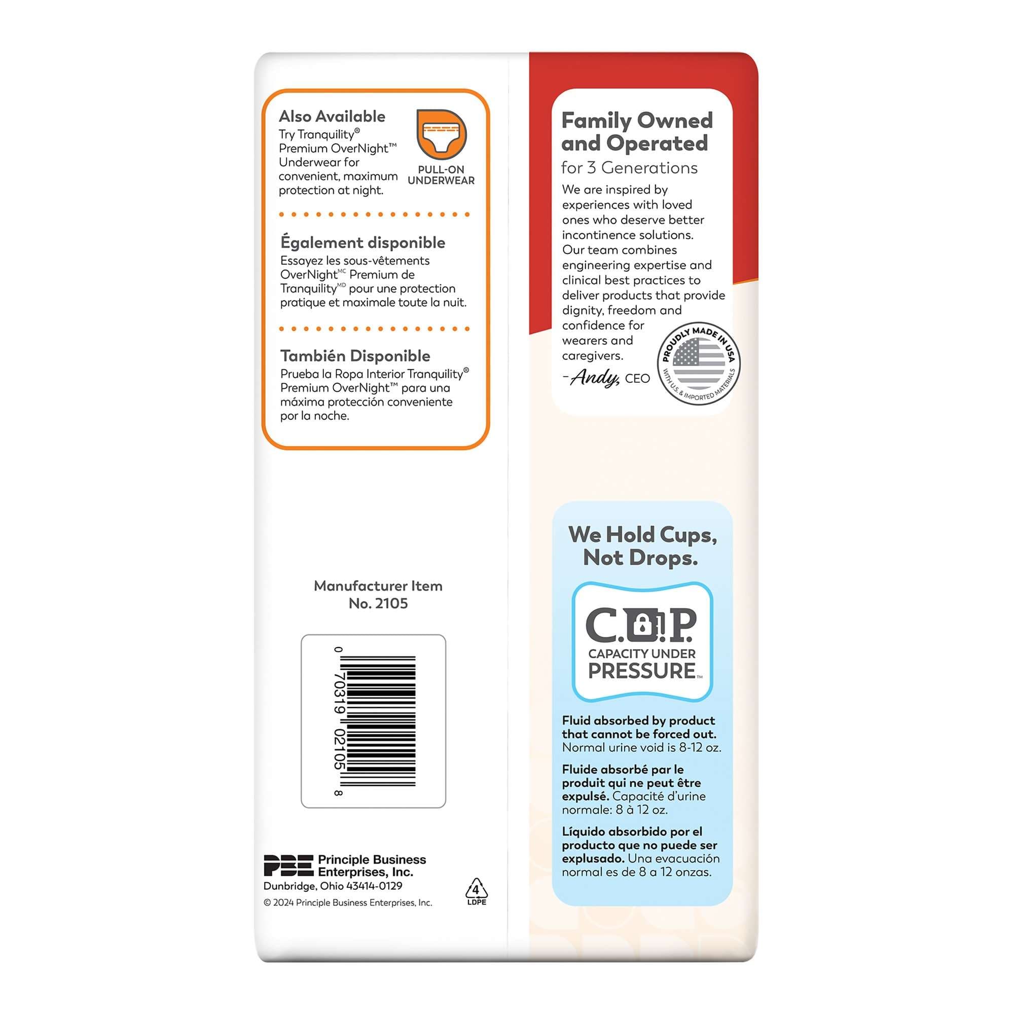 Tranquility Premium DayTime Absorbent Underwear - Image 4