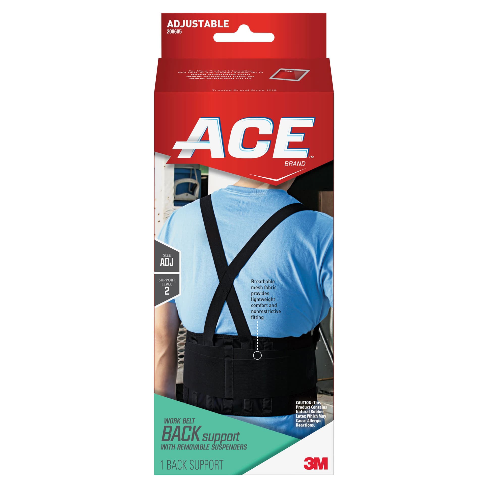 Ace Adjustable Back Support Belt, S1 - Image 1