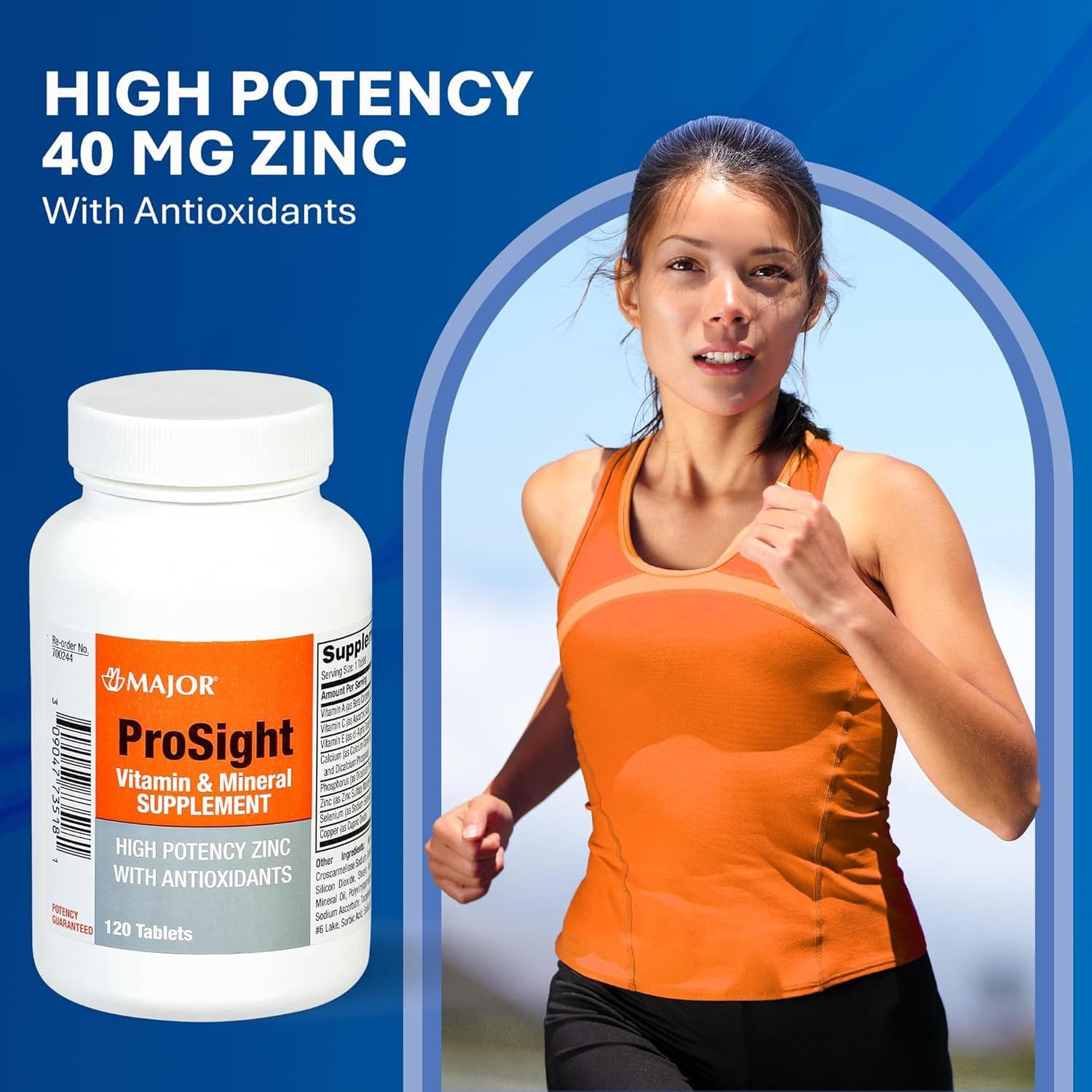 Major Prosight Vitamin and Mineral Supplement with High Potency Zinc and Antioxidants - Image 5