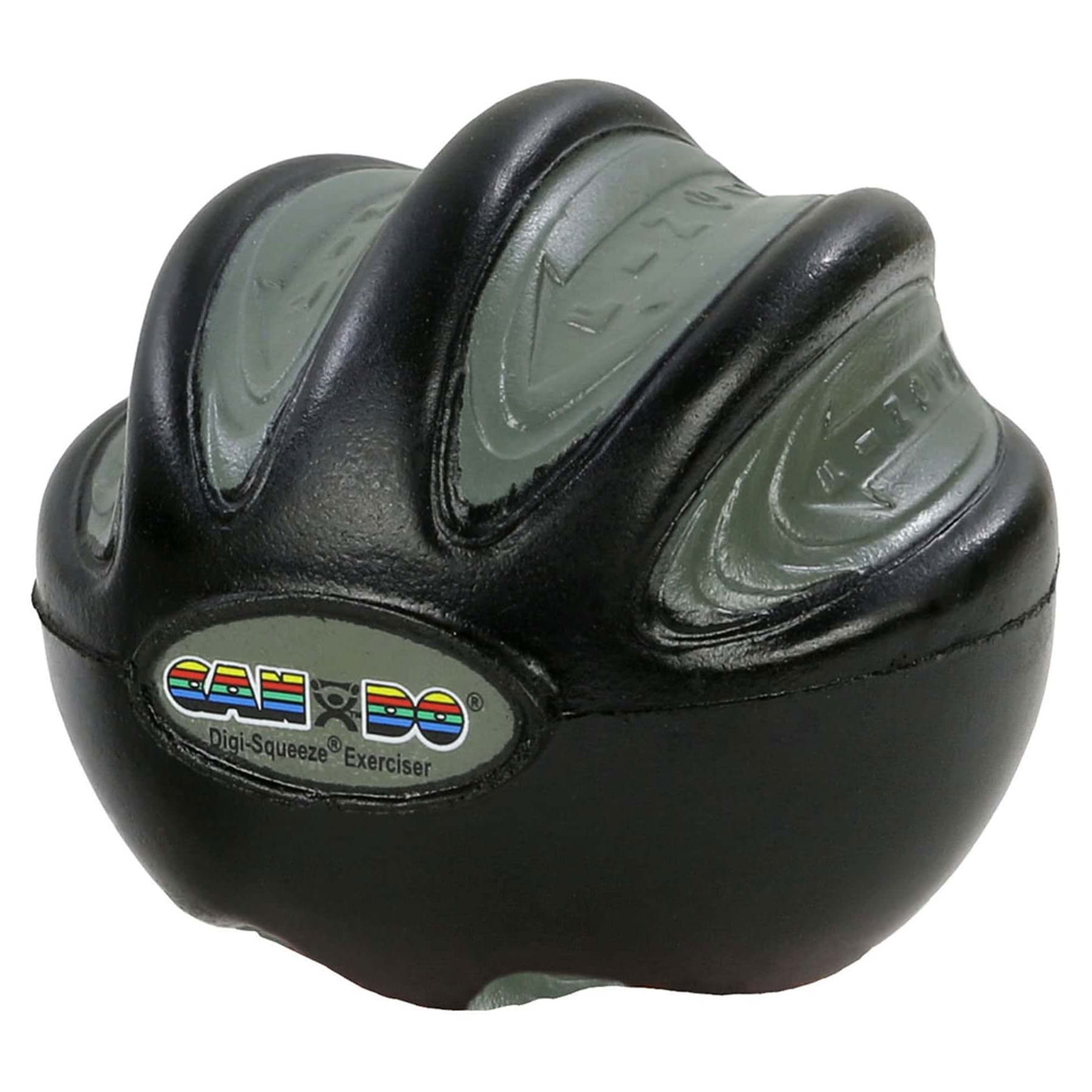 CanDo Digi-Squeeze hand exerciser, Small, Black, Extra Firm - Image 1