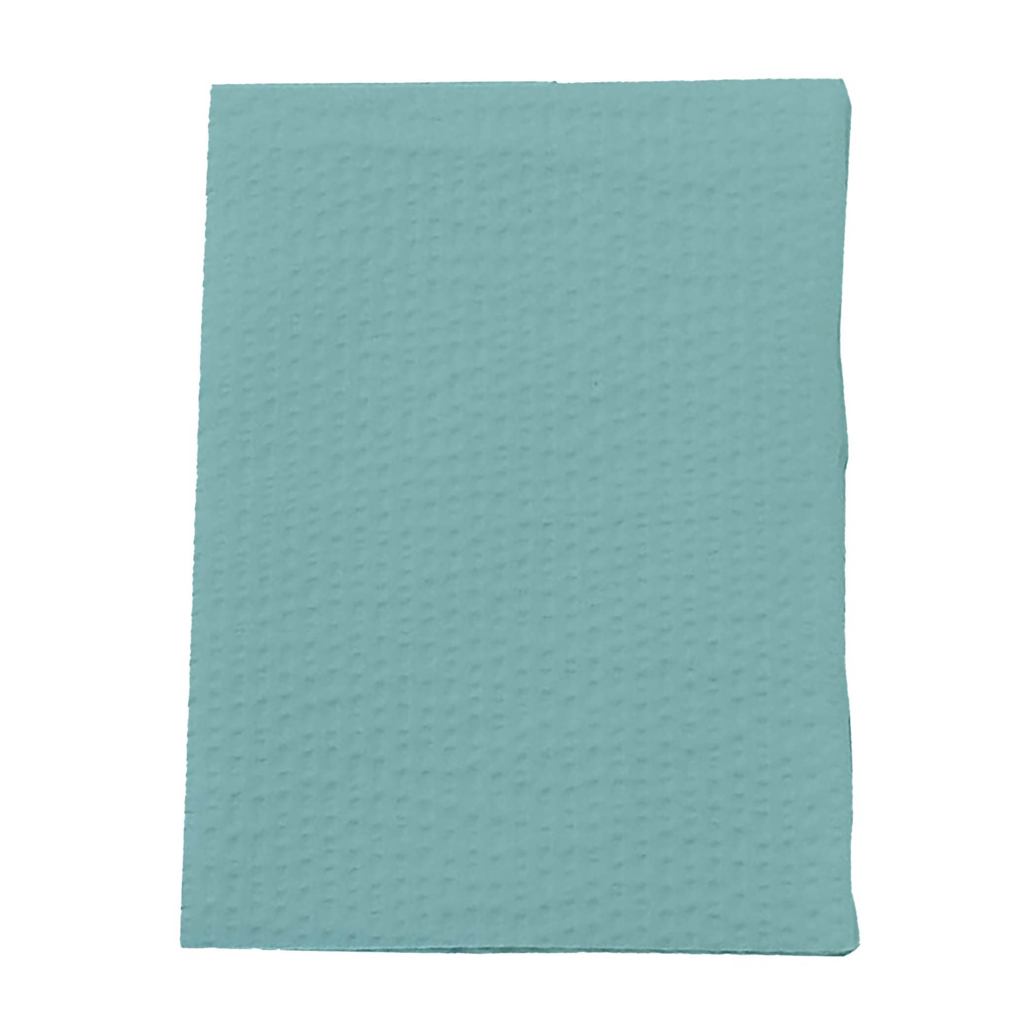 Tidi Ultimate Procedure Towel NonSterile, Teal, Waffle Embossed, Non-Radiopaque, 13 W x 18 L Inch - Case of 500 - Image 1