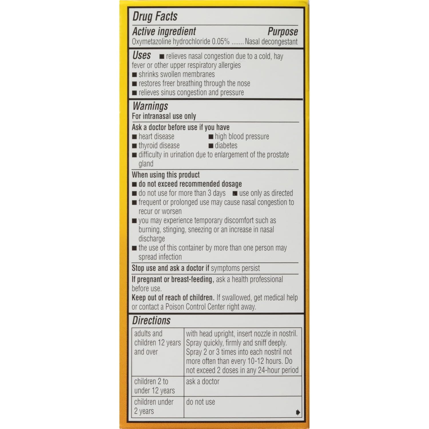 Dristan 12-Hour Nasal Spray, 0.5 oz - Each - Image 2