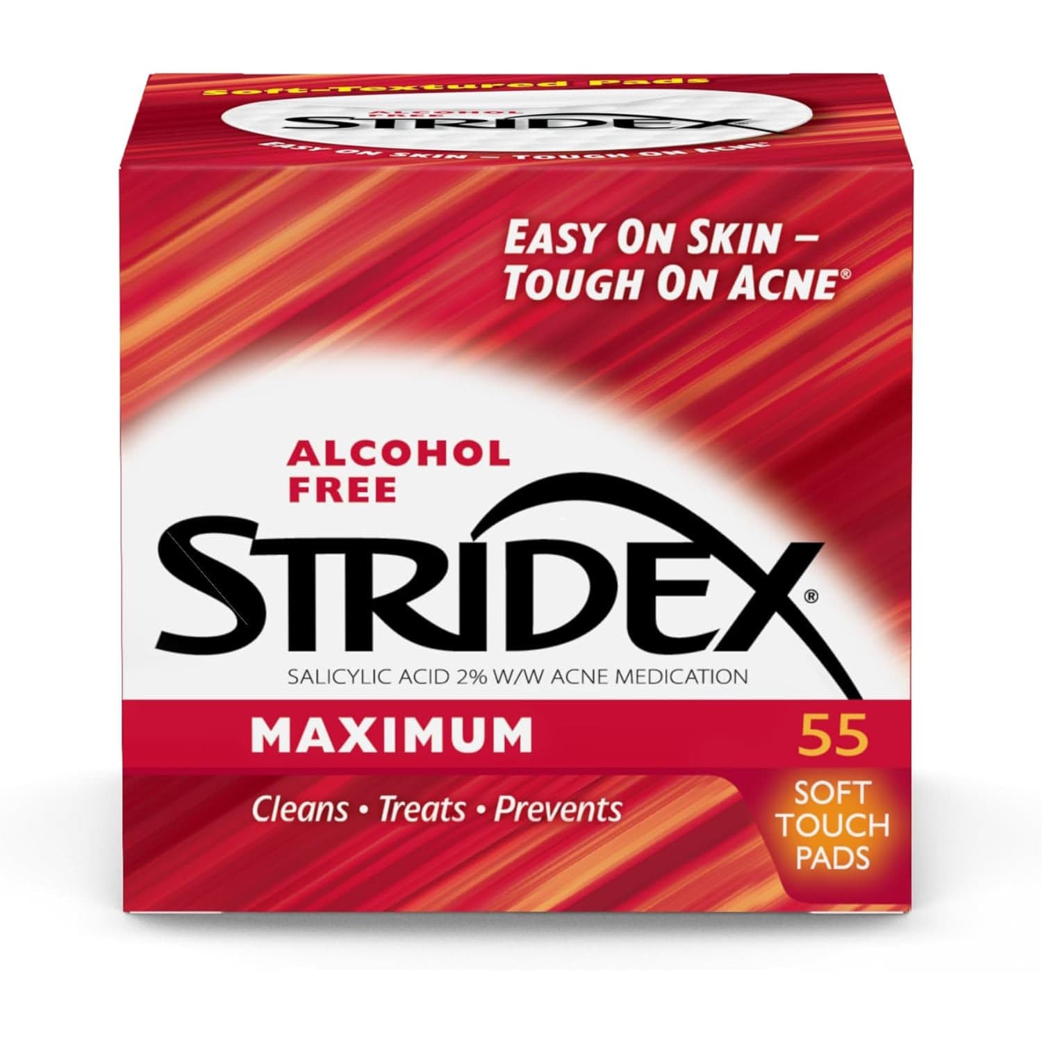 Stridex Maximum Acne Treatment Pads - Box of 55