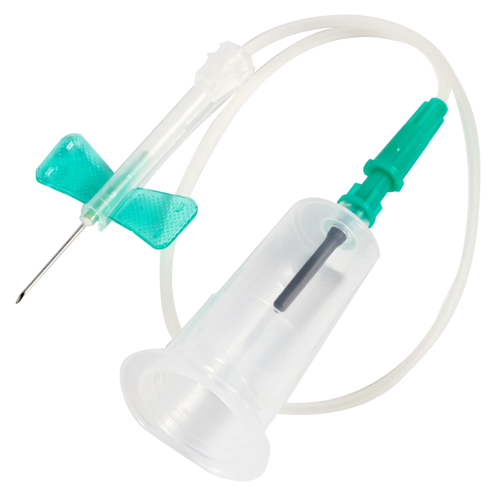 Vacuette Blood Collection Set with Holder, 21 Gauge, 3/4" L, 12" Tubing - Box of 35 - Image 1