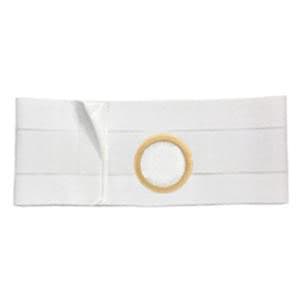 Nu-Hope Nu-Form 7" Ostomy Support Belt With Prolapse Flap, White, Small - Image 1