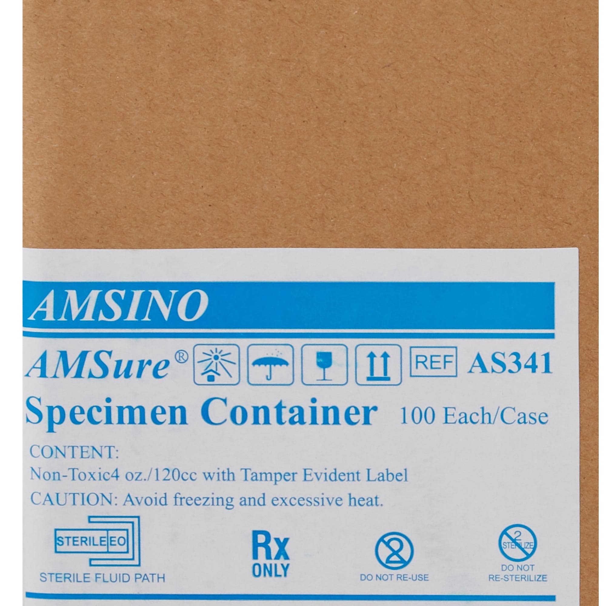 AMSure Graduated Plastic Specimen Container, Disposable - Image 3