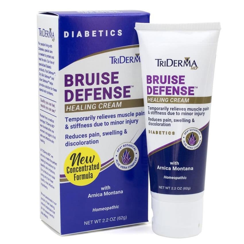 TriDerma Diabetic Bruise Defense Healing Cream, 2.2 oz - Image 4