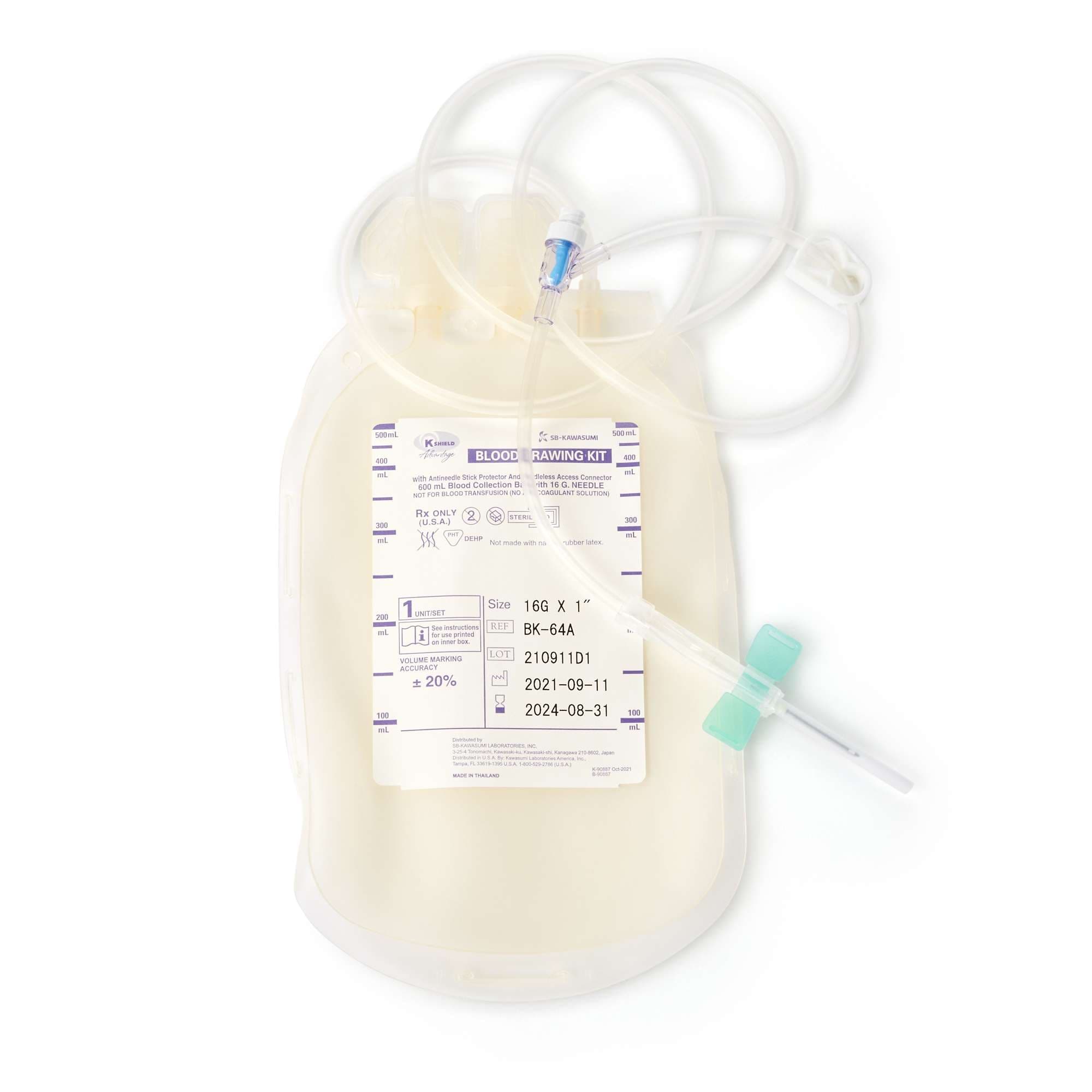 K-Shield Advantage Translucent Blood Draw Kit - Image 4