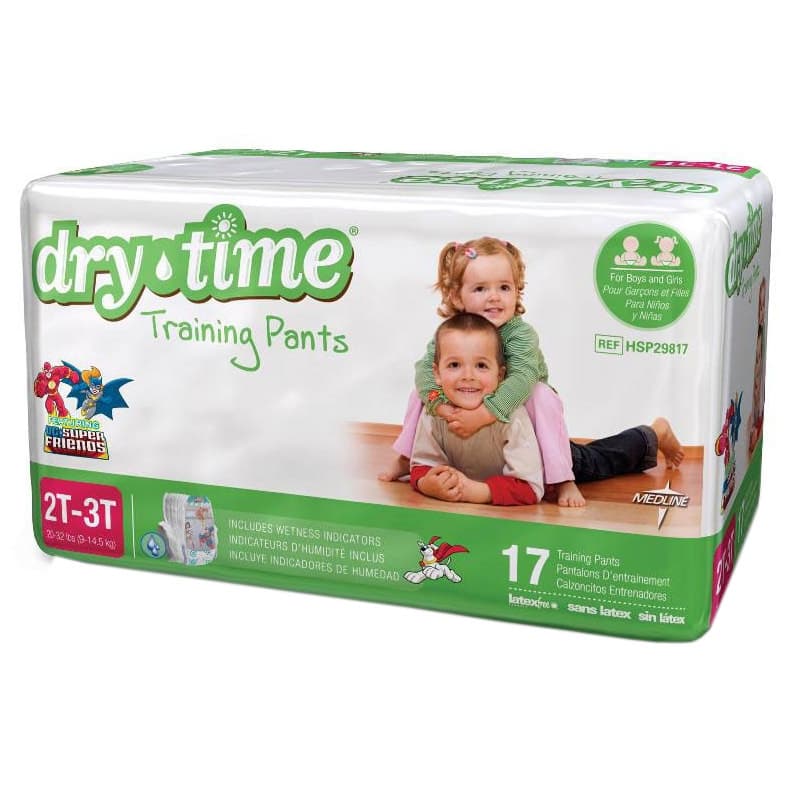 Medline DryTime Disposable Potty Training Pants, Medium - Case of 136 - Image 1