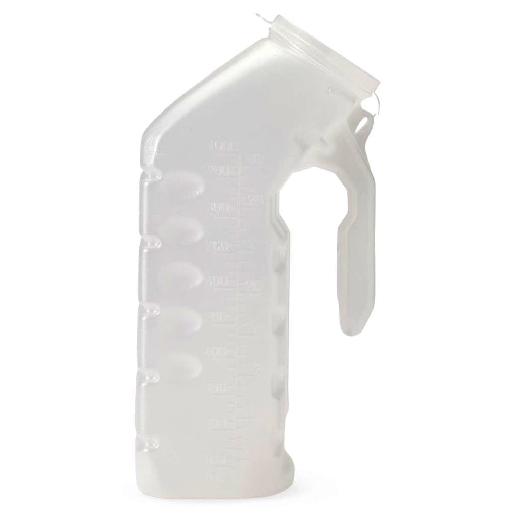 Medline Supreme Male Urinal with Lid - Case of 48 - Image 1