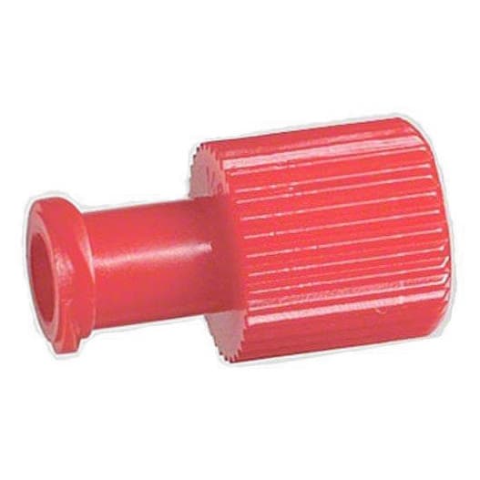 Red Cap Luer Replacement Cap - Box of 100 - Image 1