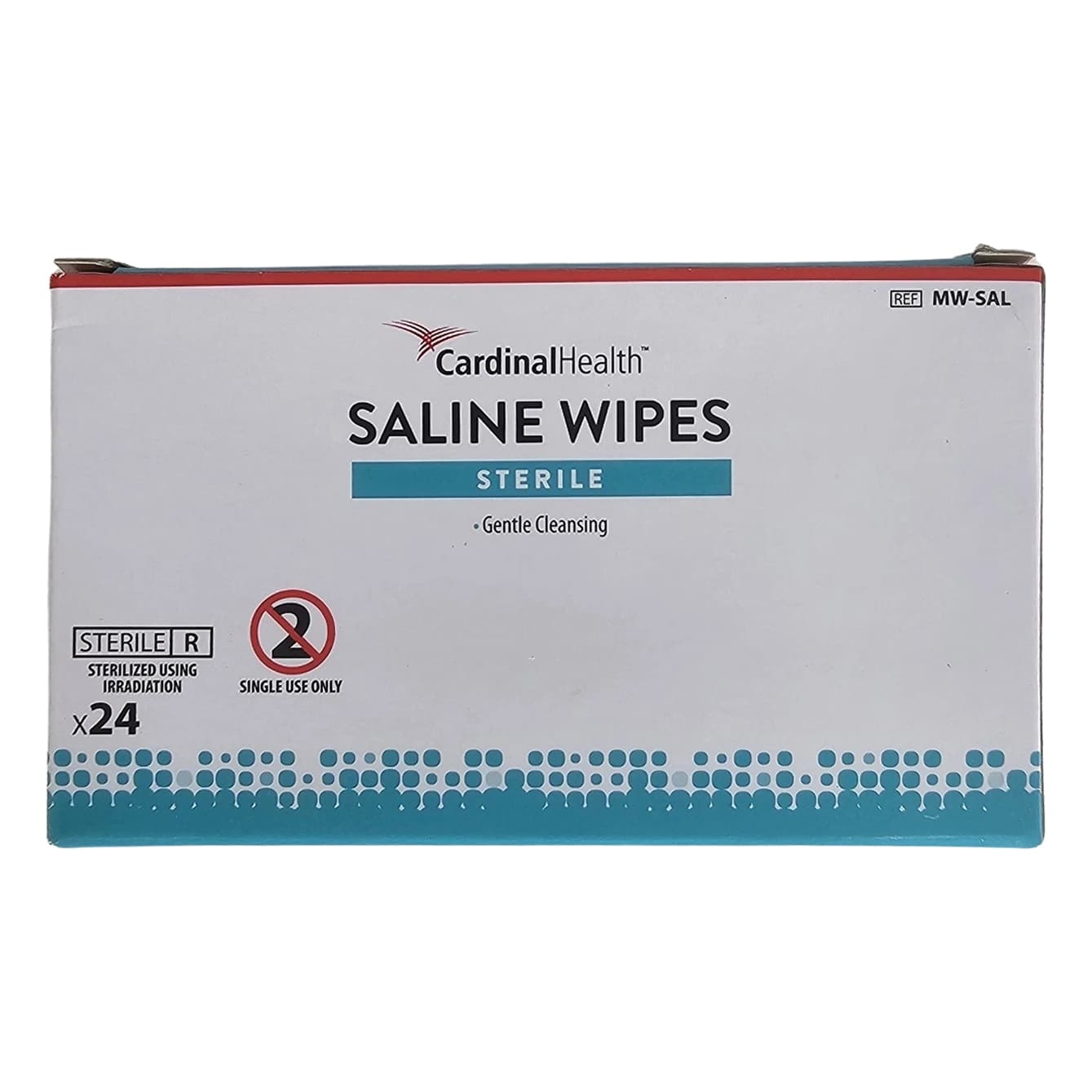 Cardinal Health Sterile Saline Wipes - Case of 2400 - Image 1