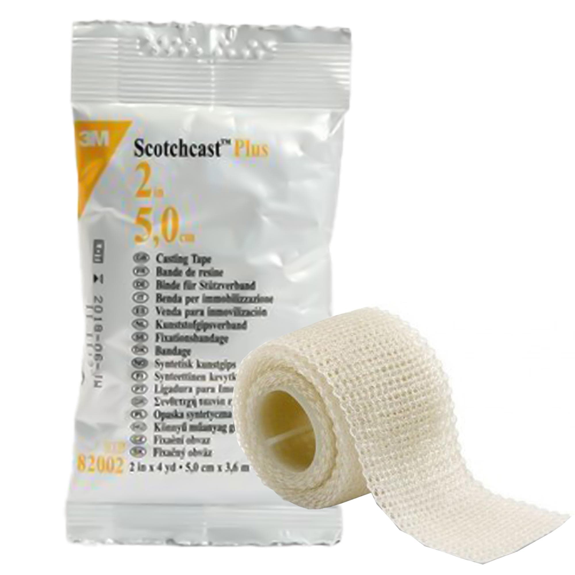 3M Scotchcast Plus Cast Tape, 2 Inch X 4 Yard, White - Each - Image 1