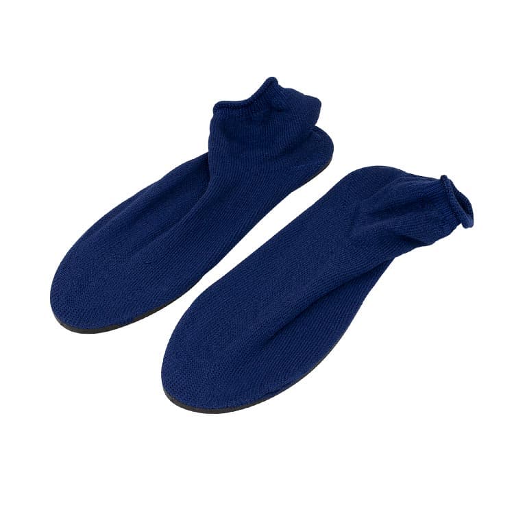 Dynarex Resuable Hard Slippers, Large, Navy Blue - Case of 12 - Image 1