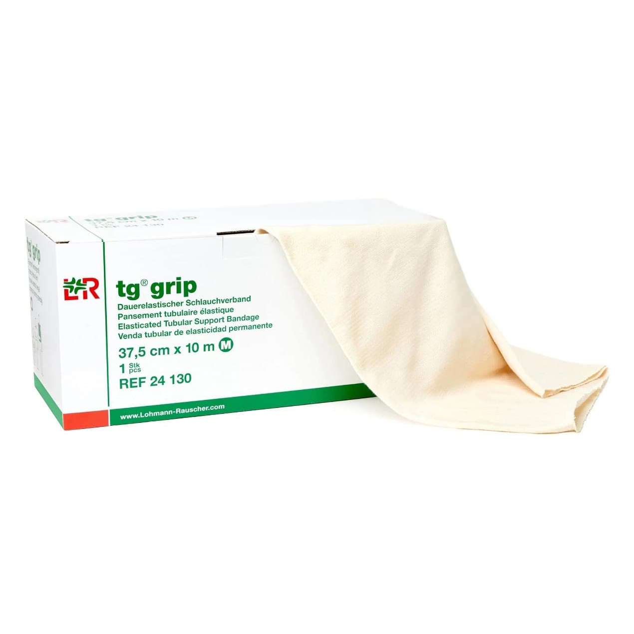 TG grip Elasticated Tubular Support Bandage, 14.7 Inch x 11 Yard/Size M - Box of 1 - Image 1