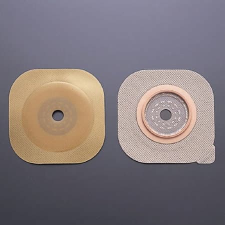 New Image Flat FlexWear Skin Barrier, 1-3/4 Inch Flange, Up to 1-1/4 Inch Stoma - Box of 5 - Image 1