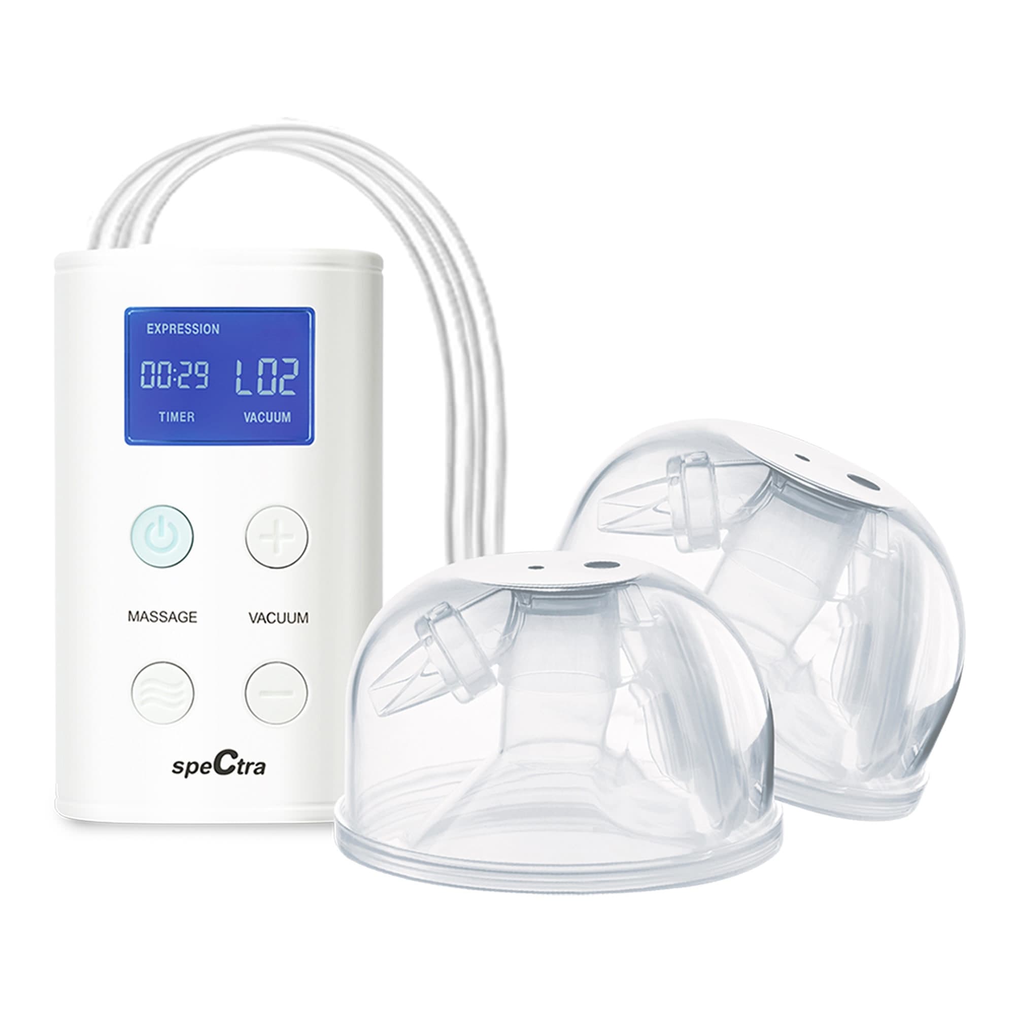 Spectra 9 Plus Double Electric Breast Pump with Wearable CaraCup Milk Collection Inserts - Image 1