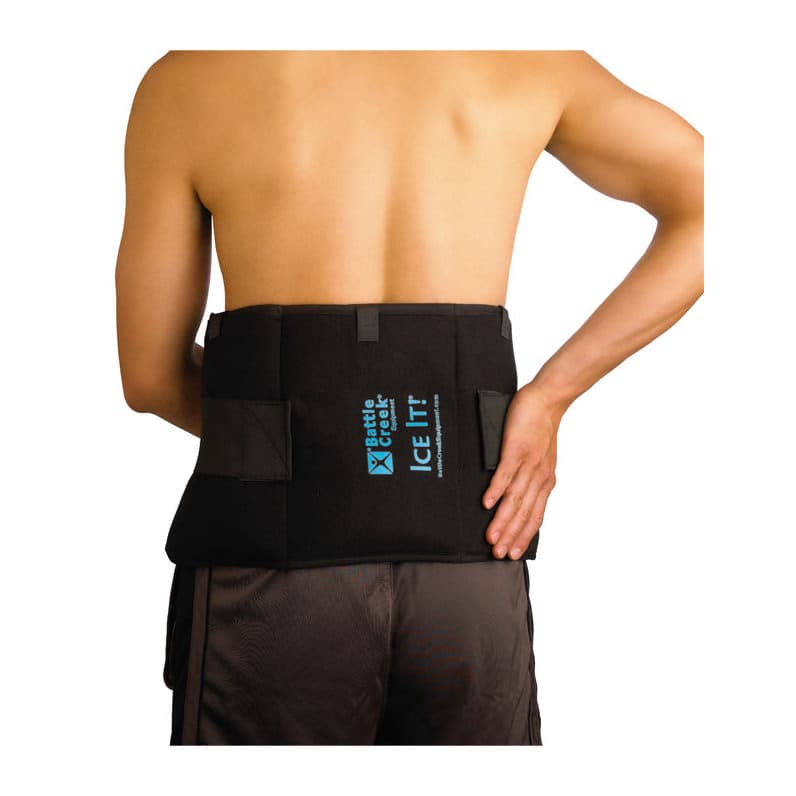 Battle Creek Ice It! ColdComfort Ice Pack Wrap with 3 Cold Packs, 9 x 20 Inch - Image 3