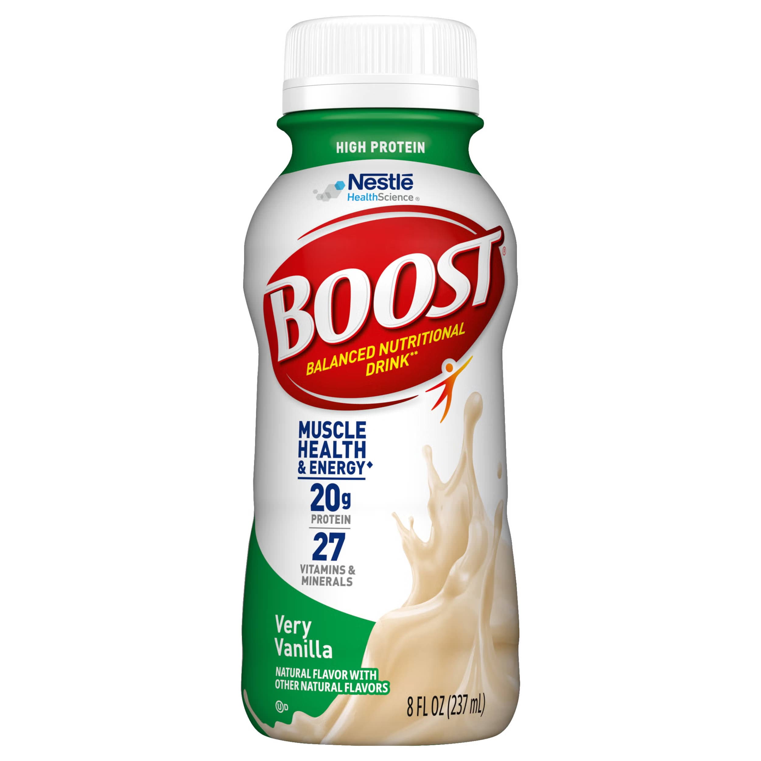 Boost High Protein Nutritional Energy Drink, 8 oz, Very Vanilla - Each - Image 1