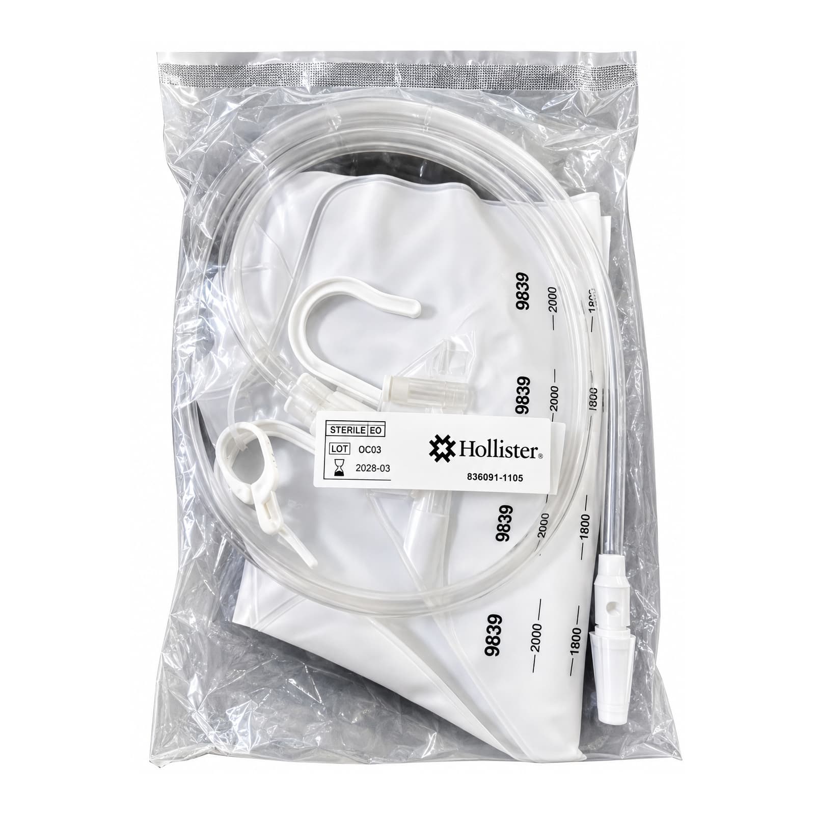 Hollister Bedside Drainage Collector System with Anti-Reflux Valve - Image 3