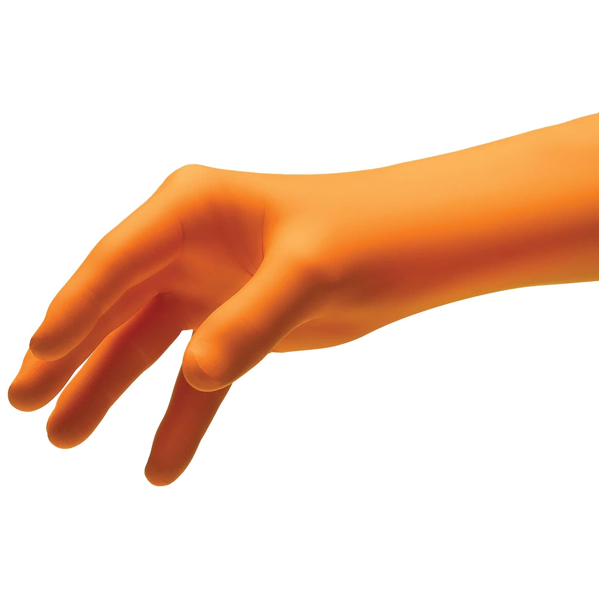 NitriDerm Ultra Orange Nitrile Exam Gloves - Image 3
