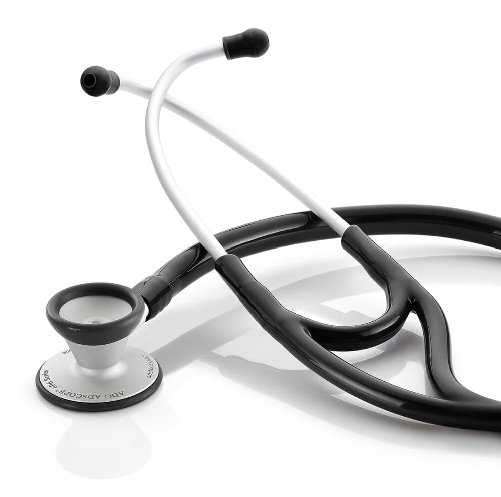 ADC Adscope Ultra-lite Cardiology Stethoscope, Black - Image 1