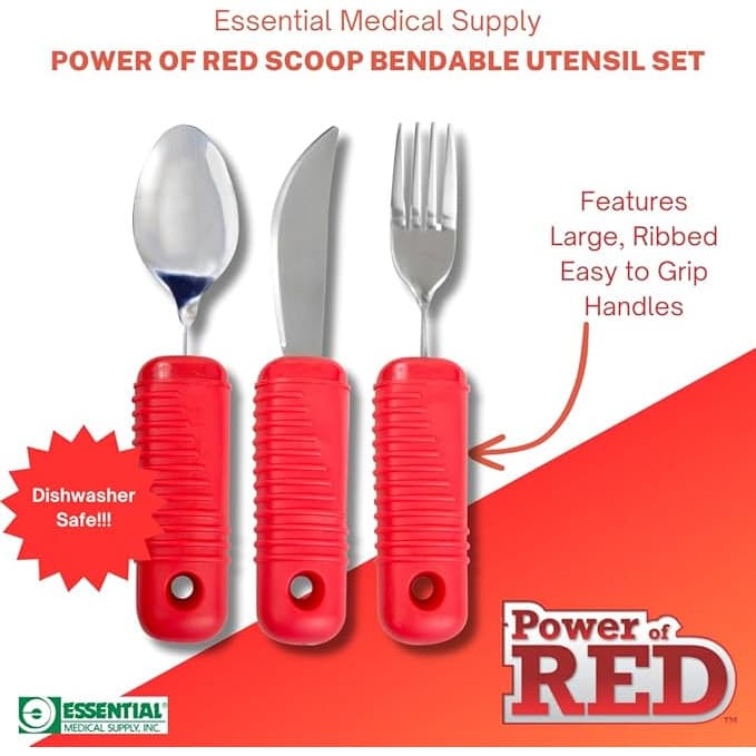 Essential Medical Supply Power of Red Utensil Set - Each - Image 2