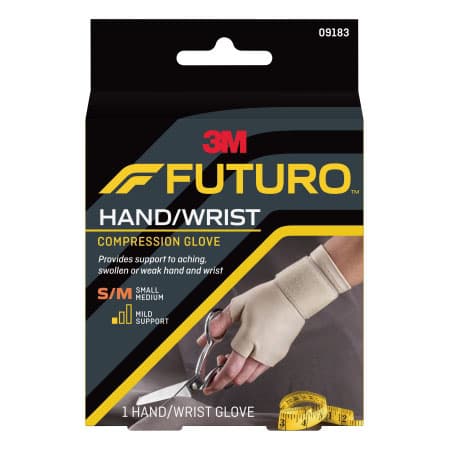 3M Futuro Energizing Support Glove, Small-Medium, Beige - Case of 12 - Image 1