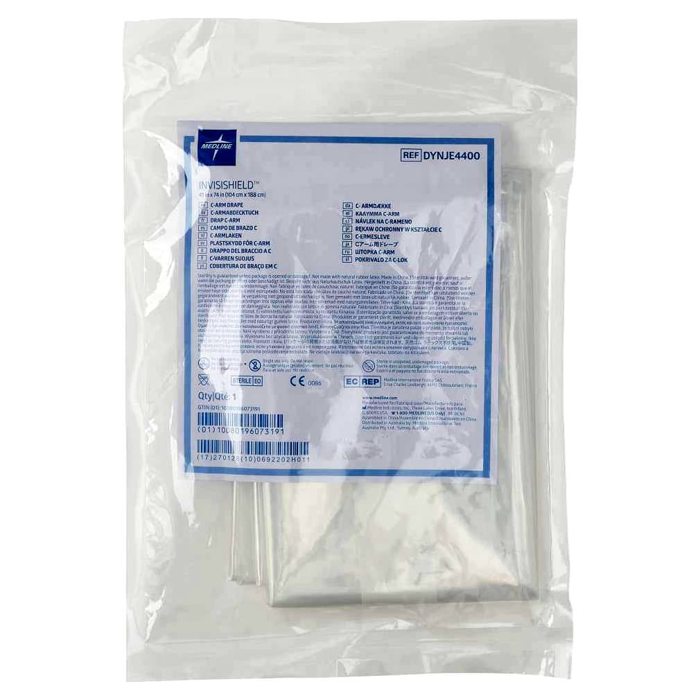 Medline Full-Size C-Arm Surgical Drape, 41 x 74 Inch