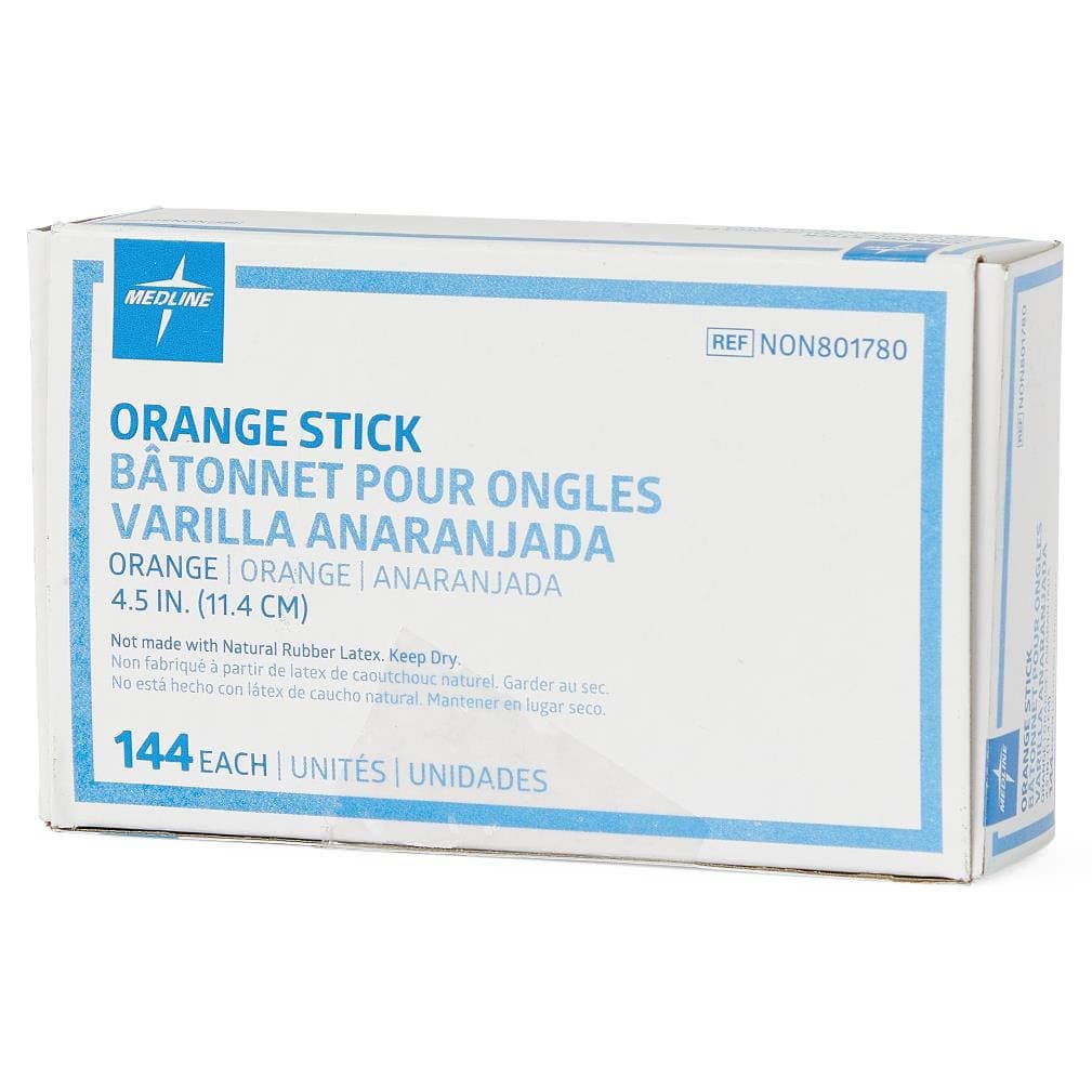 Wood Manicure Stick, Orange, 4.5 Inch - Image 3