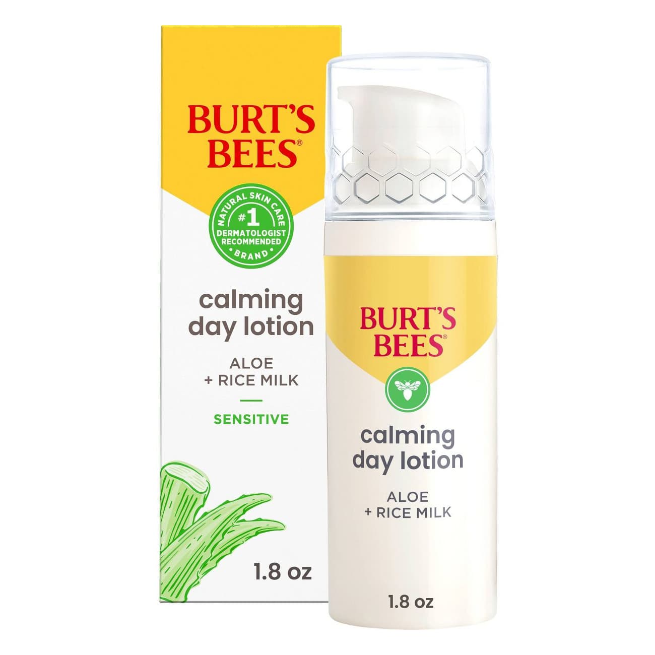 Burt's Bees Calming Daily Face Moisturizer for Sensitive Skin, 1.8 oz - Image 1