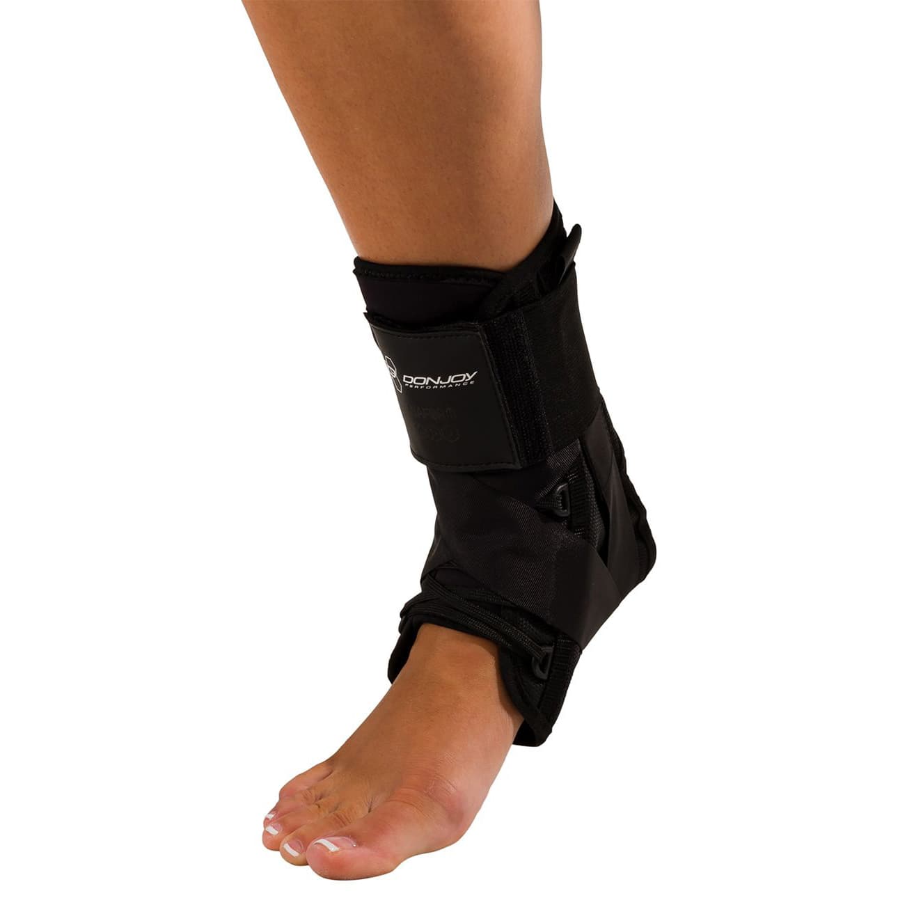 DonJoy Anaform Lace-Up Ankle Brace, Black - Image 4