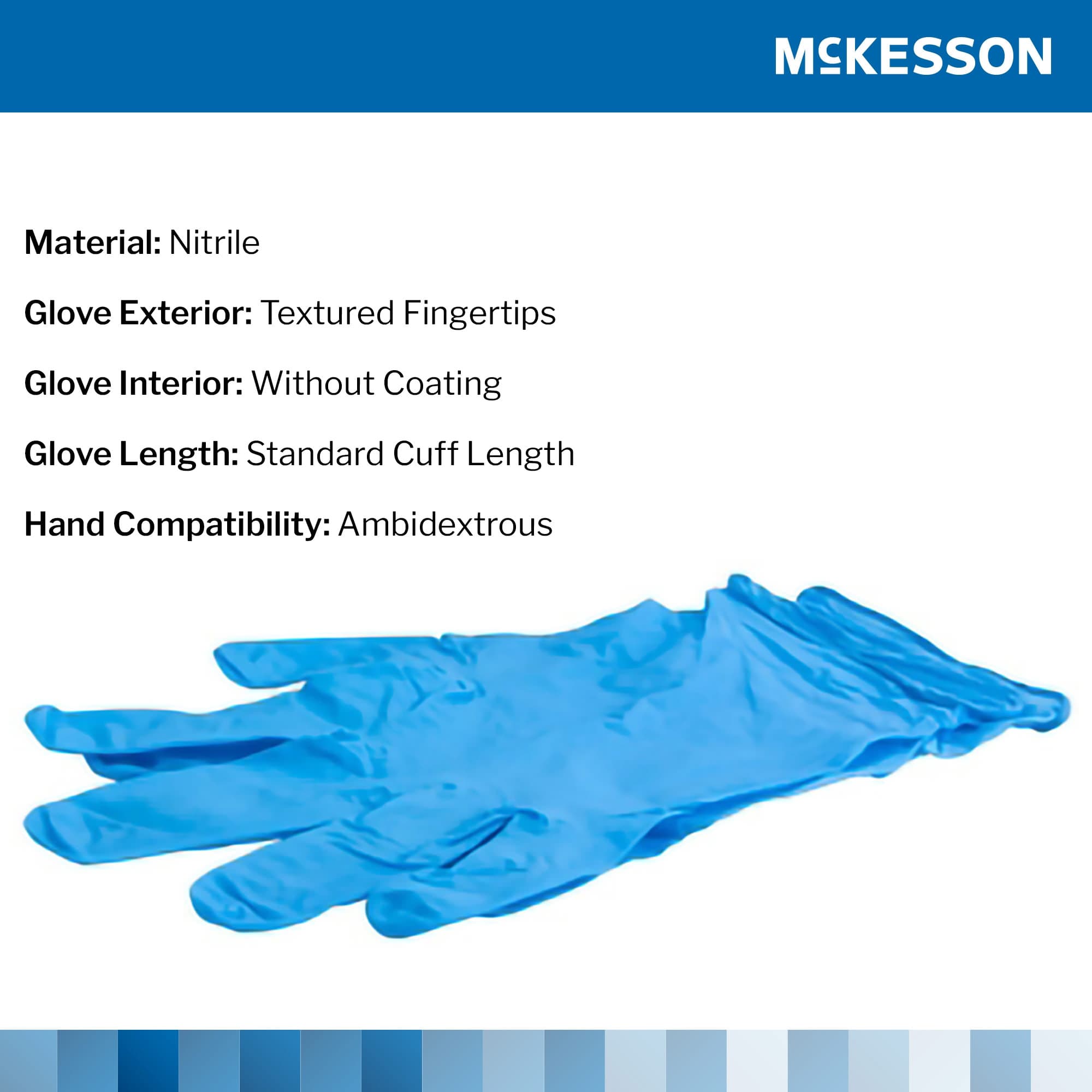 McKesson Confiderm 4.5C Nitrile Powder Free Exam Gloves - Image 3