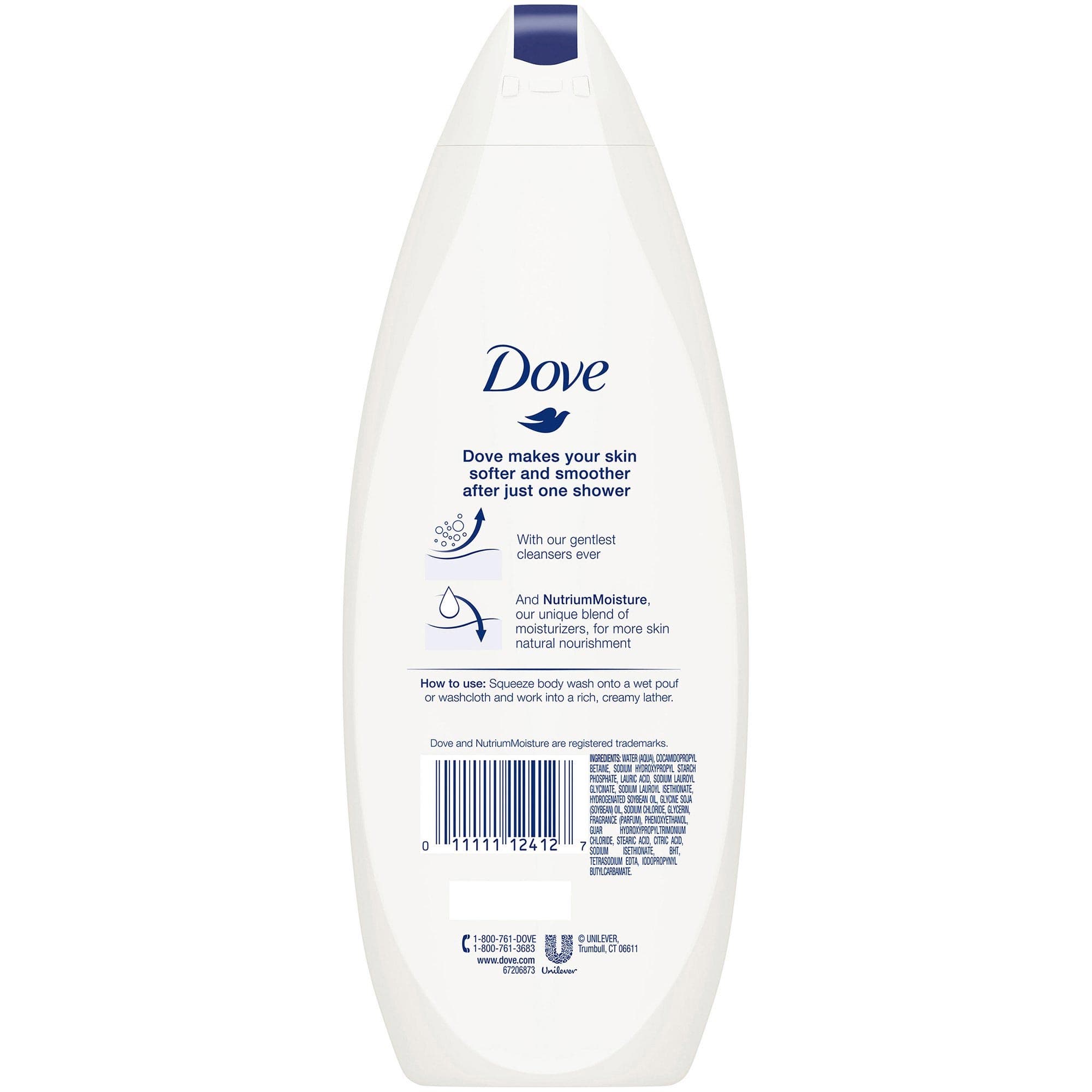 Dove Deep Moisture Body Wash, 12 oz - Each - Image 2