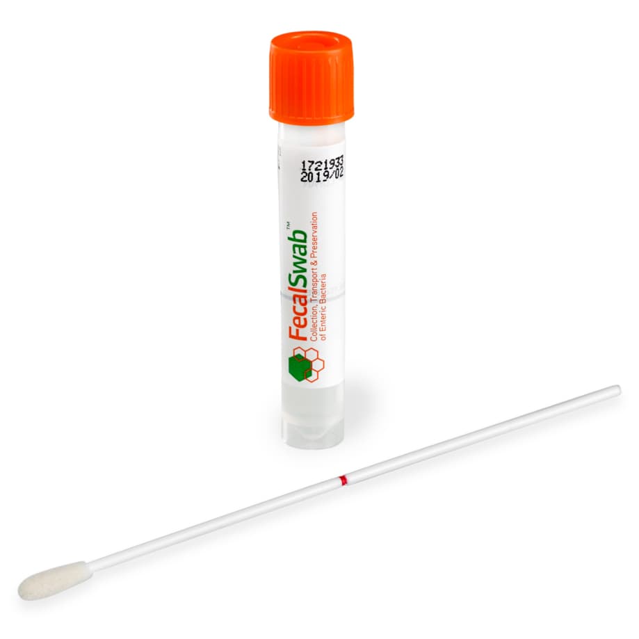 FecalSwab Stool Collection and Transport System, 2 mL, 12 x 80 mm - Package of 50 - Image 1