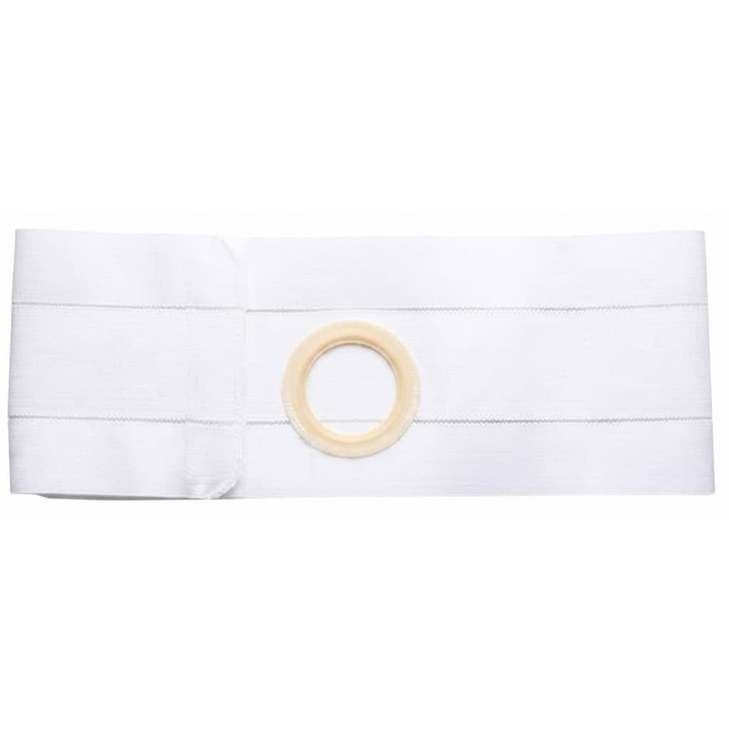 Nu-Hope Nu-Form 5" White Regular Elastic Ostomy Support Belt, Medium, 2-1/2 Inch - Each - Image 1