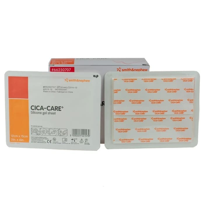 Cica-Care Self-adhesive Gel Sheet, 5 x 6 Inch - Box of 10 - Image 1