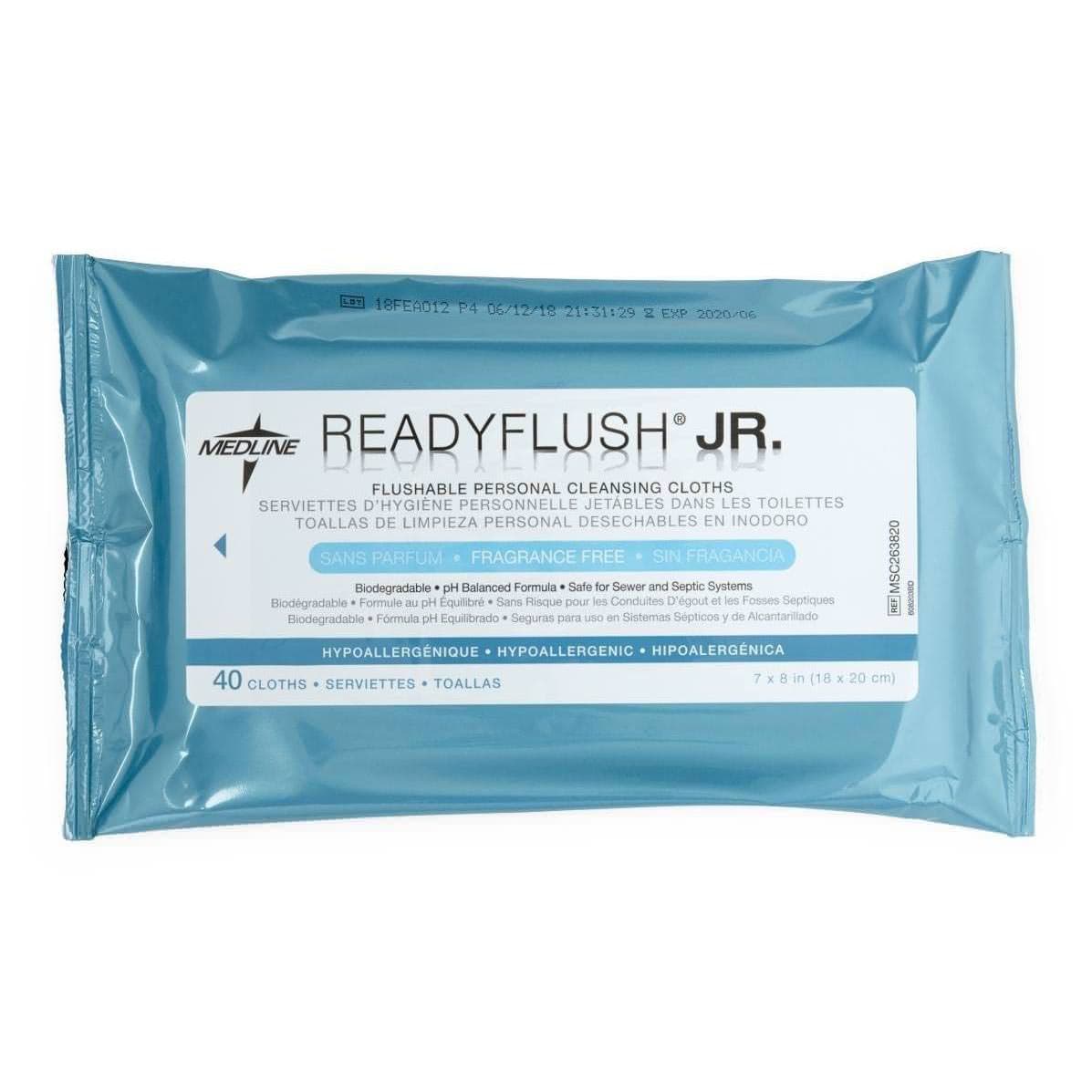 ReadyFlush JR. Flushable Personal Cleansing Cloths - Image 1
