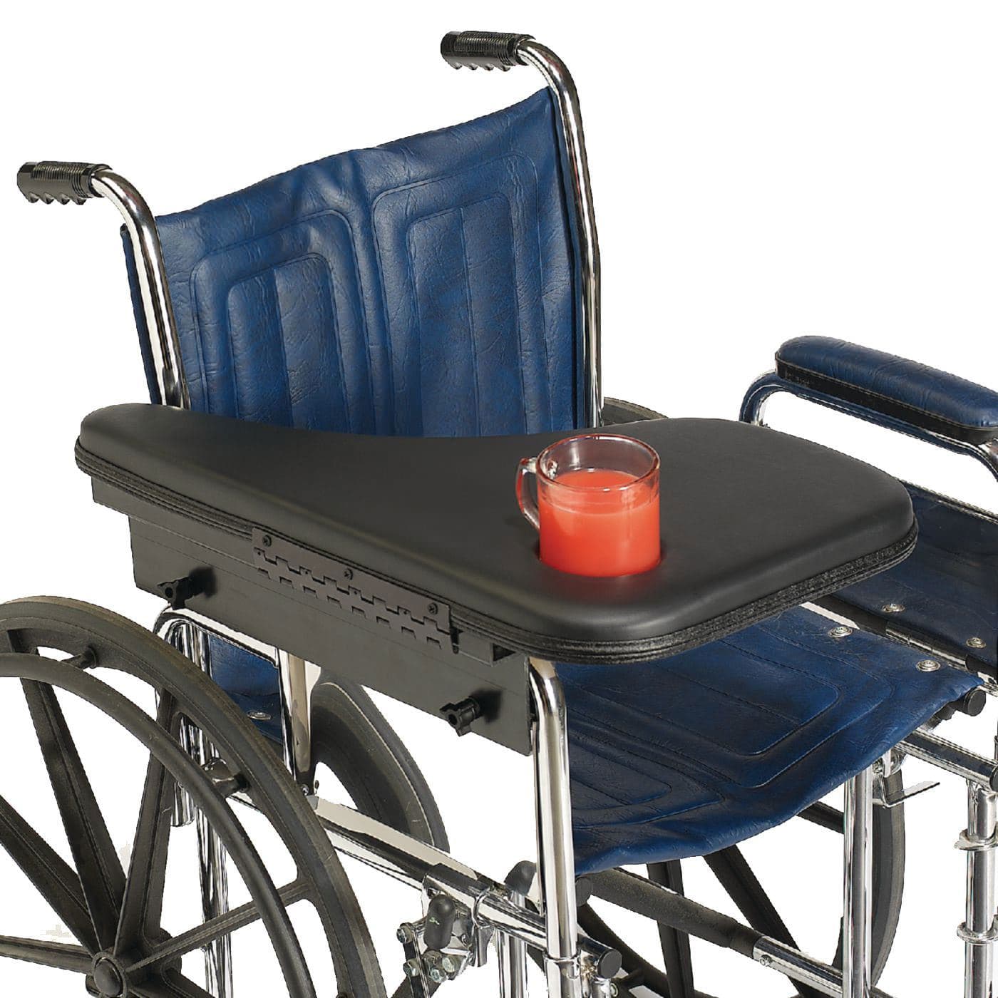 Sammons Preston Premium Padded Flip Away Half Lap Tray, Left - Image 1