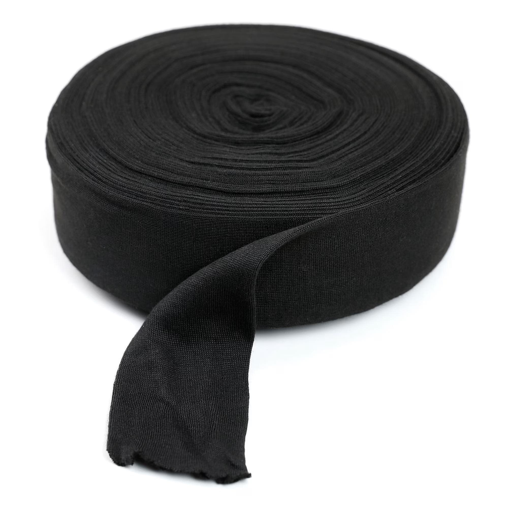 Cando Black Polyester Stockinette 25 Yard Roll, 3 Inch - Image 1