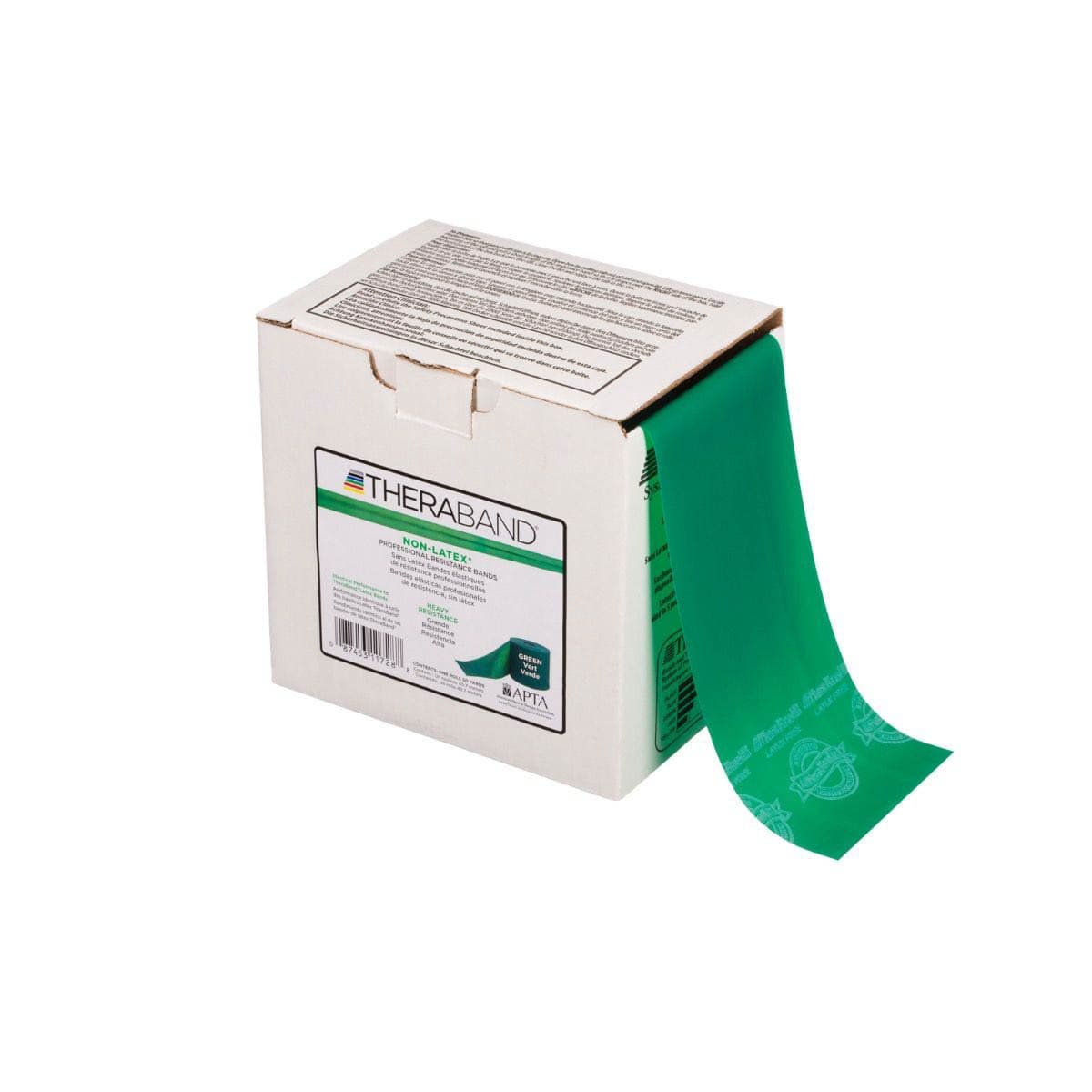 TheraBand Professional Non-Latex Resistance Bands, Heavy , Level 3, Green, 50-Yard - Box of 1 - Image 1