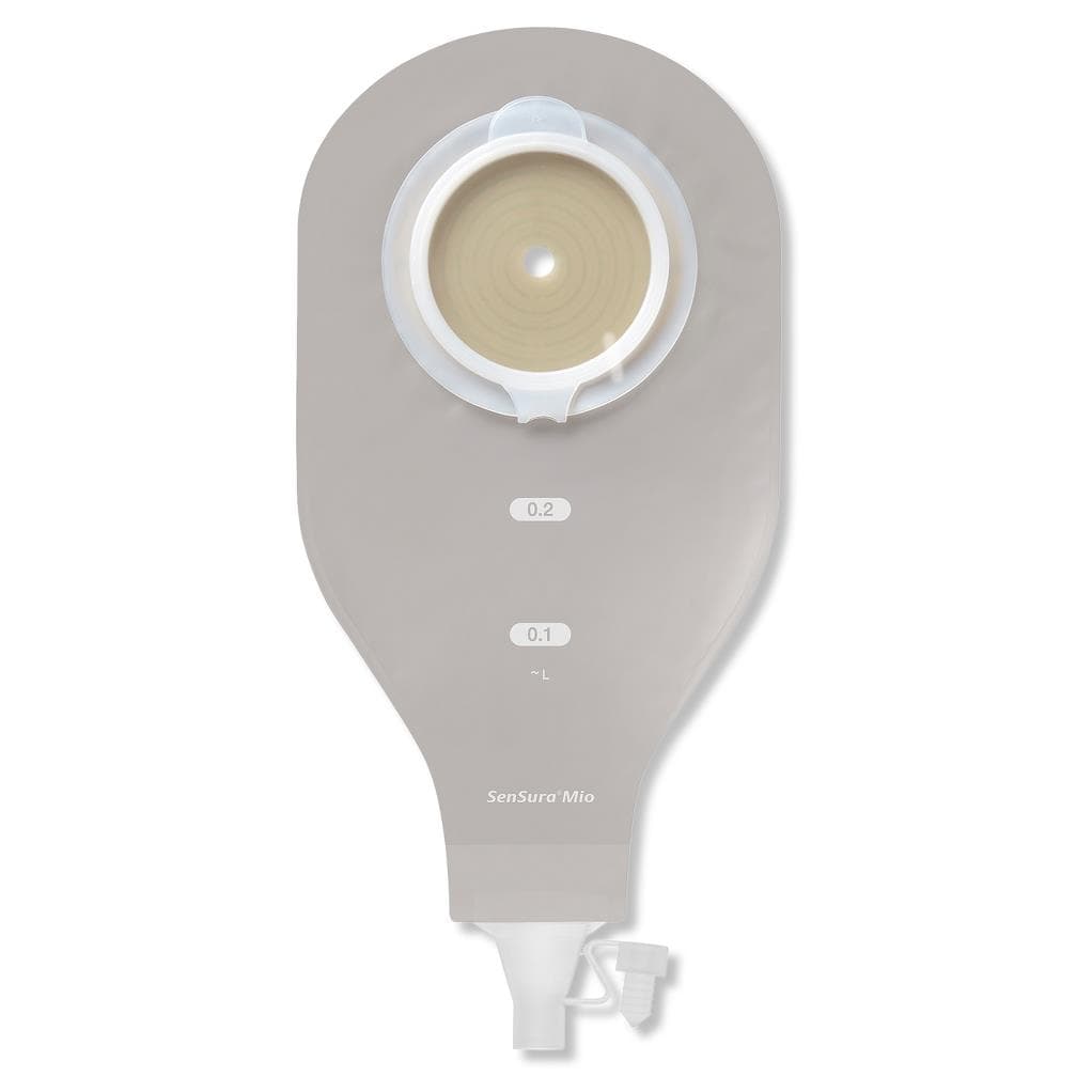 SenSura Mio 1-piece Post Op Pouch with Window, 3/8 - 2-3/4 Inch Stoma - Box of 5 - Image 1