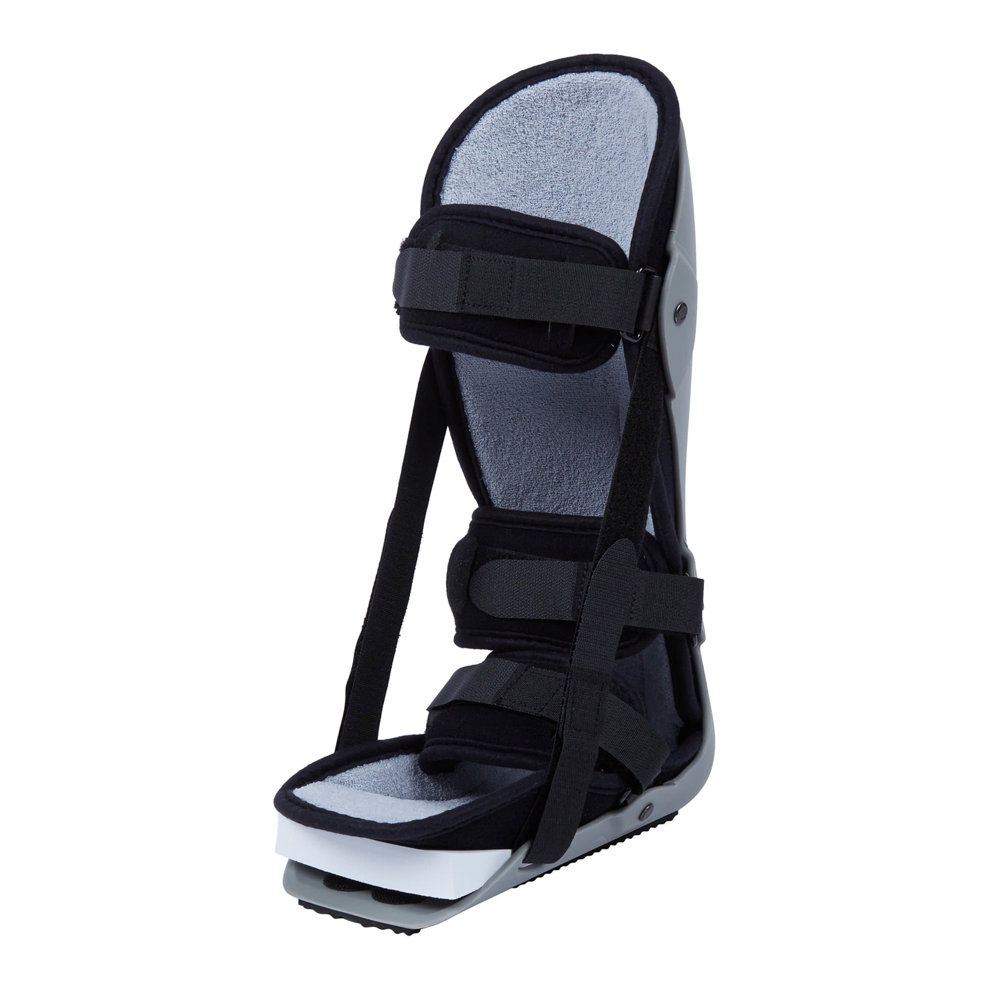 McKesson Plantar Fasciitis Night Splint Gray-Black Hook and Loop Closure, Closed Heel-Open Toe Foot, Small - Each - Image 1