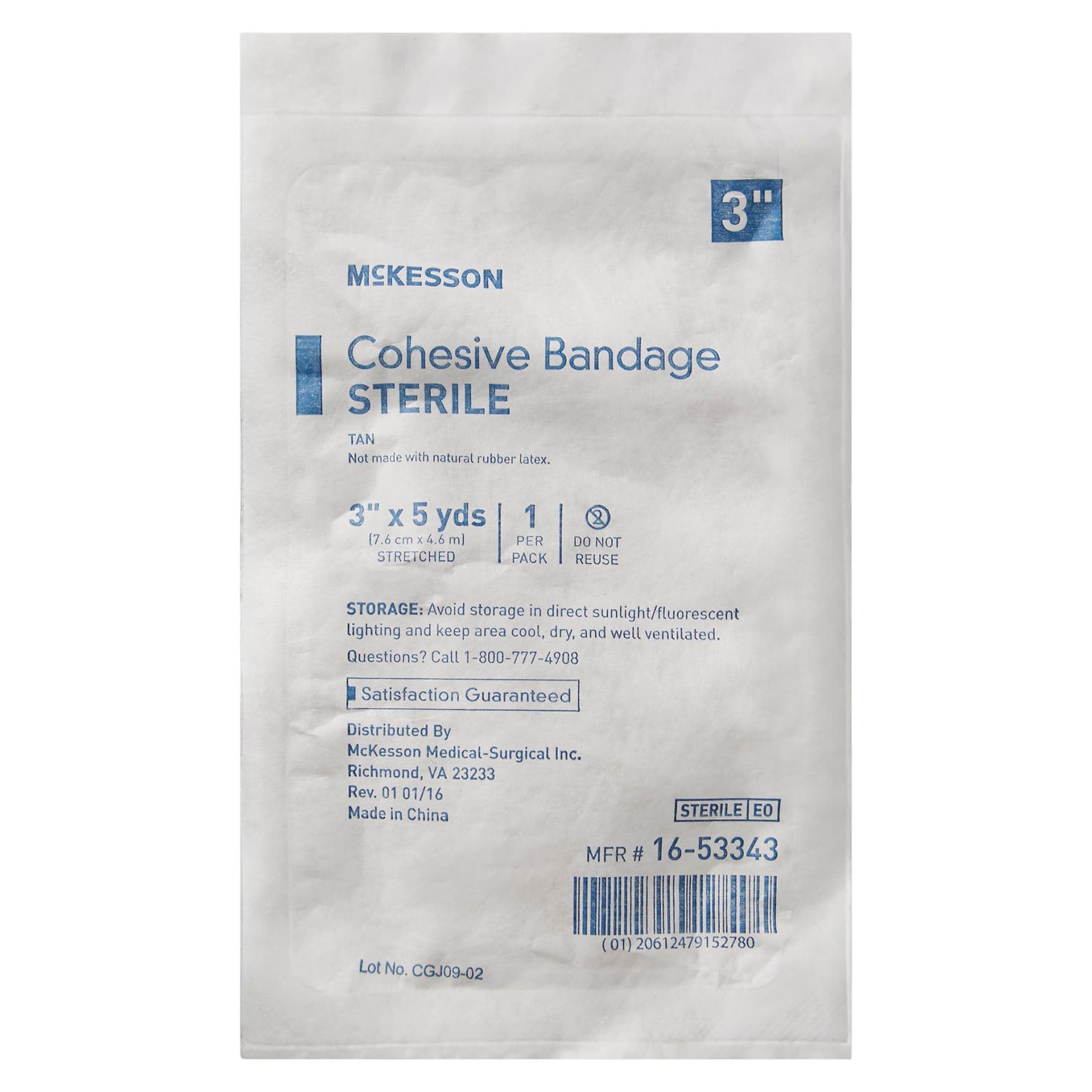 McKesson Cohesive Bandage Tan Sterile - Image 3