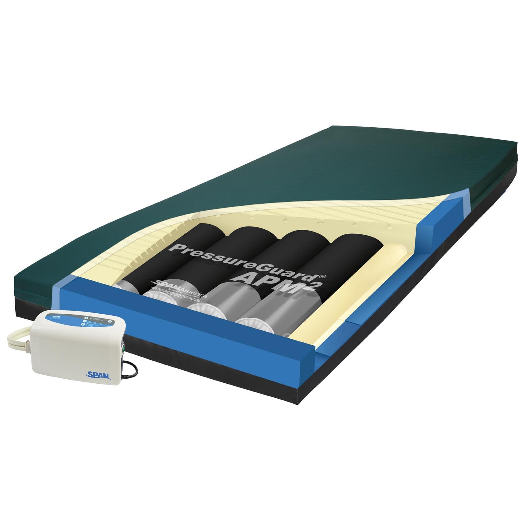 Span America Pressureguard APM2 Mattress with Digital Control Unit - Image 2
