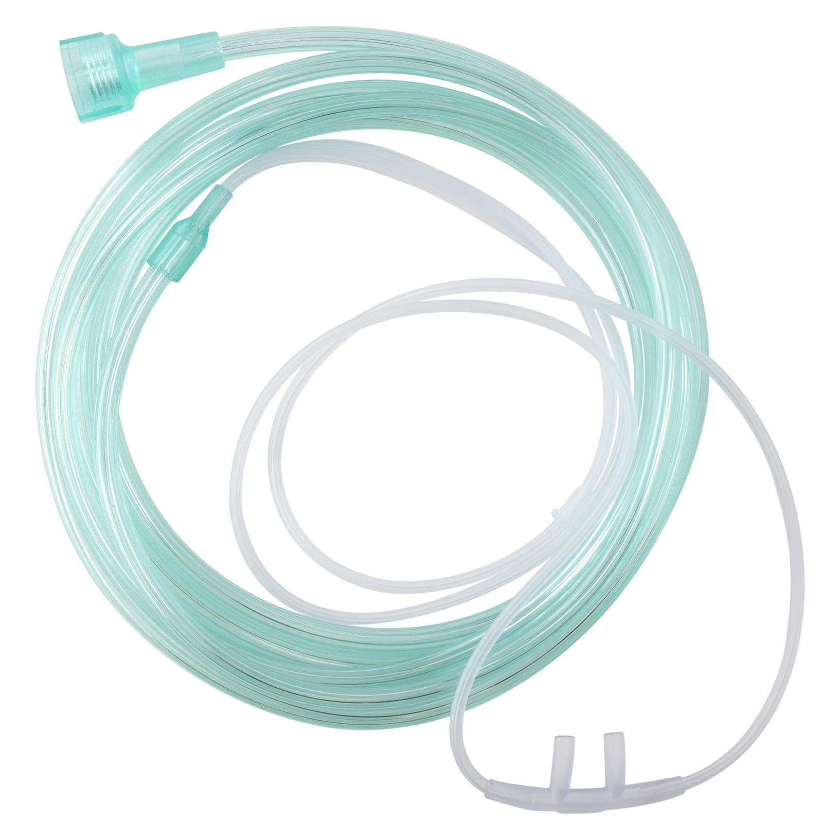 Dynarex Nasal Oxygen Cannula with Universal Connector, Adult, 14 Foot tubing - Each - Image 1